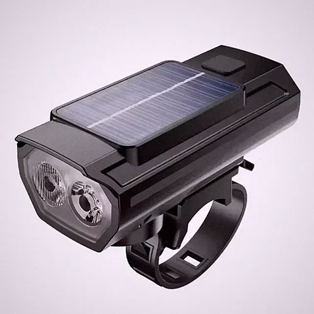 Bicycle Front Light USB Rechargeable with 120Db Horn Highlight Mtb Road Bike Hea
