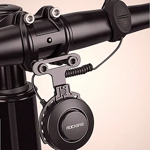 Electric Bike Horn 120dB - 4 Sound Modes & Volume Adjustable, Suspension