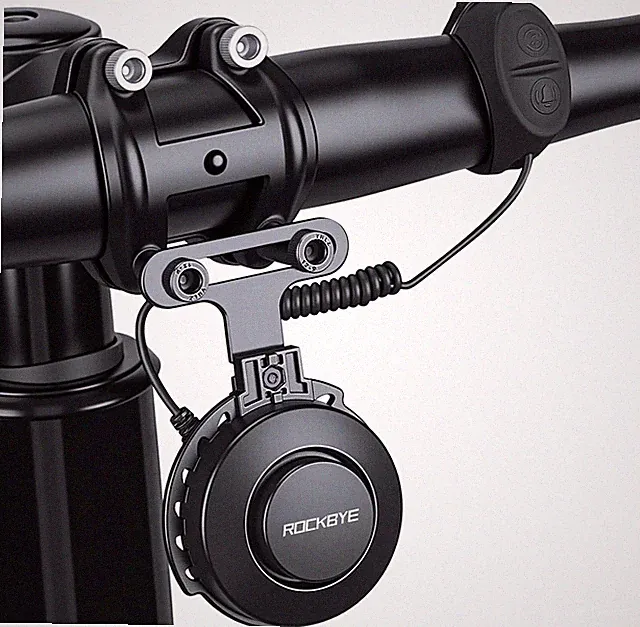 Electric Bike Horn 120Db - 4 Sound Modes & Volume Adjustable, Suspension Mounted