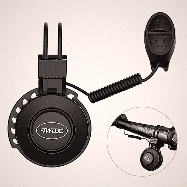 Rechargeable Cycling Electric Bike Adjustable Electronic Horn T6E2